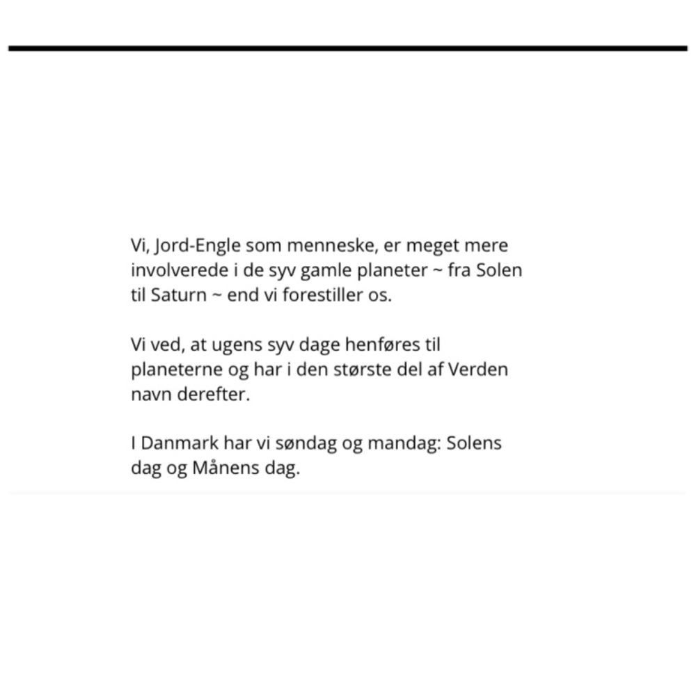 Planeter, perioder og Jord-engle. ~ E-bog ~